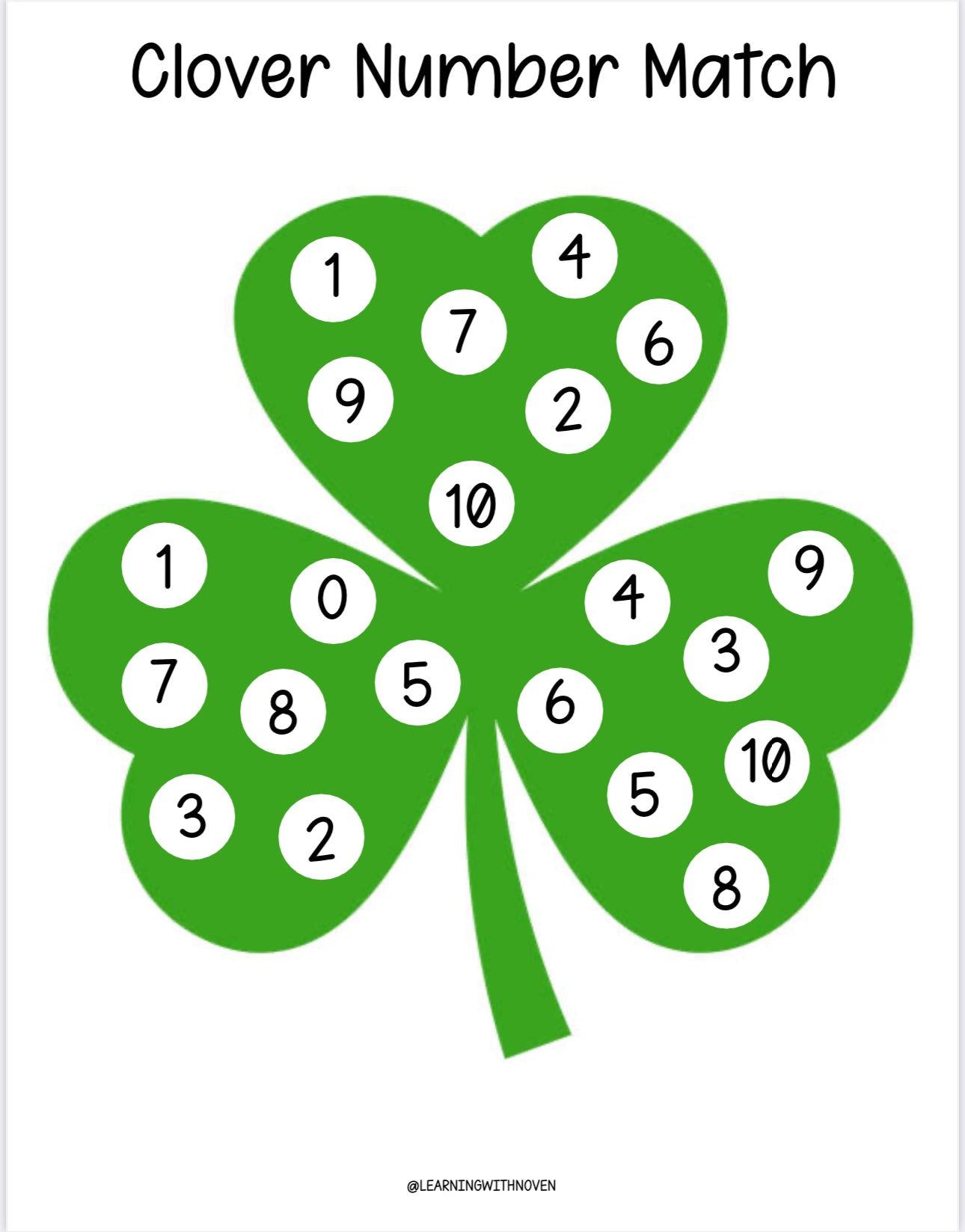 Toddler Journal - St Patricks Day