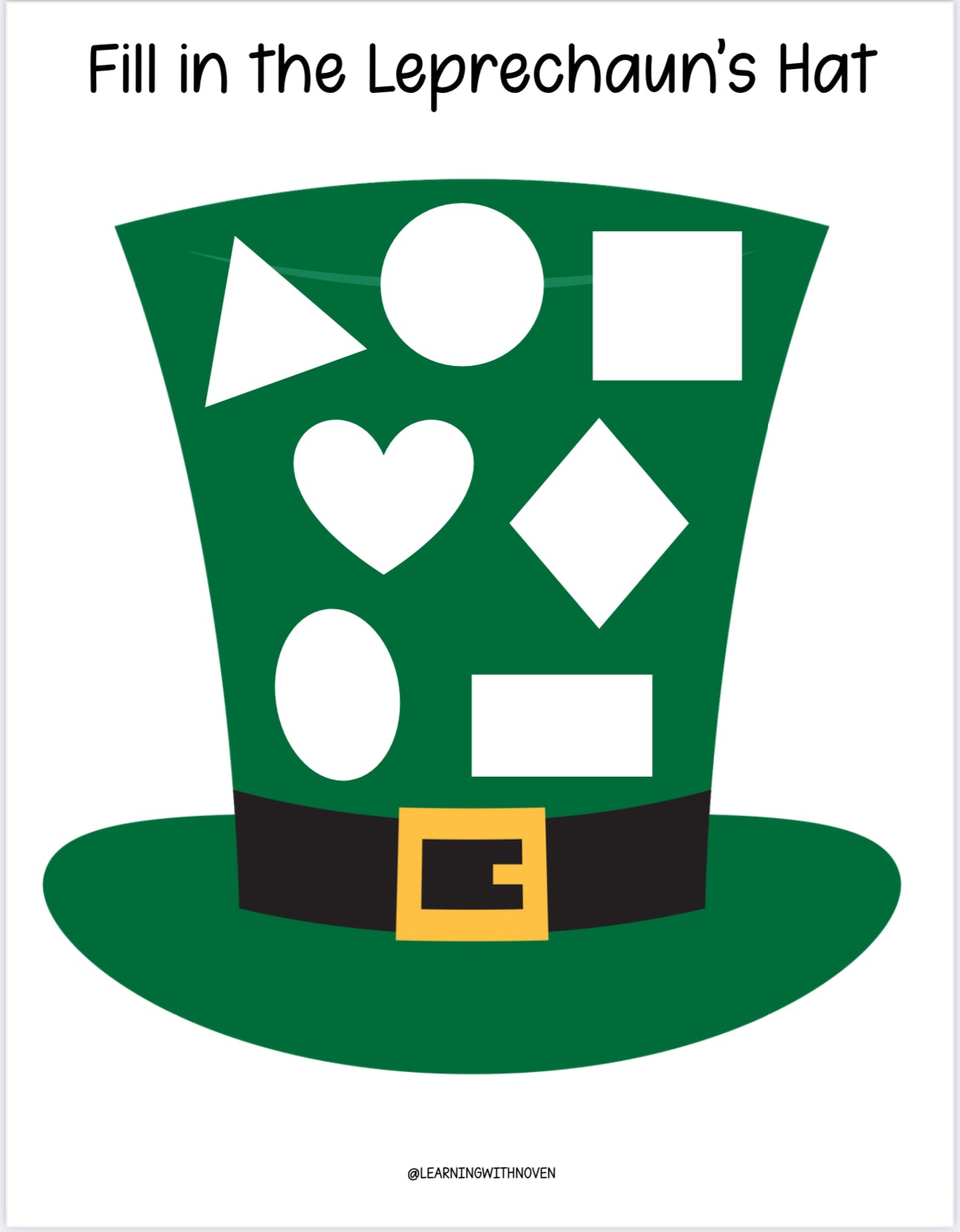 Toddler Journal - St Patricks Day