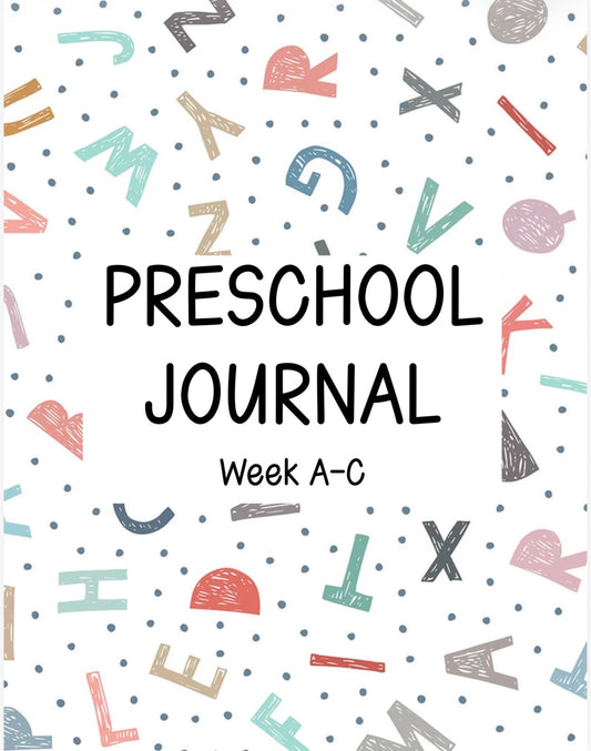 Preschool Journal - Week A-C