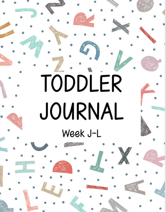 Toddler Journal - Week J-L
