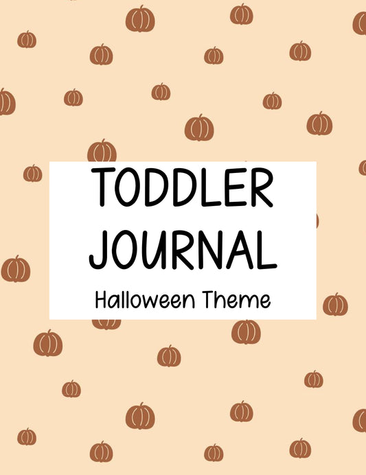 Toddler Journal - Halloween